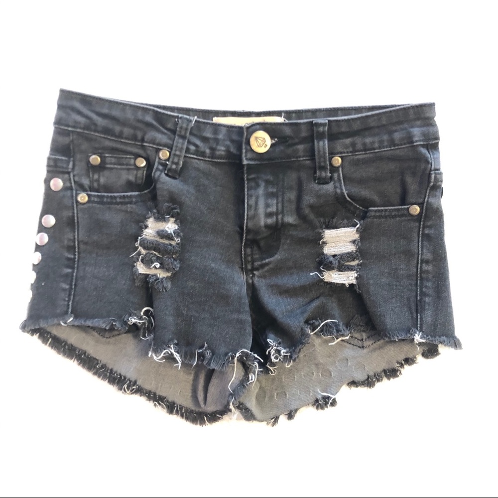 American flag Jean shorts